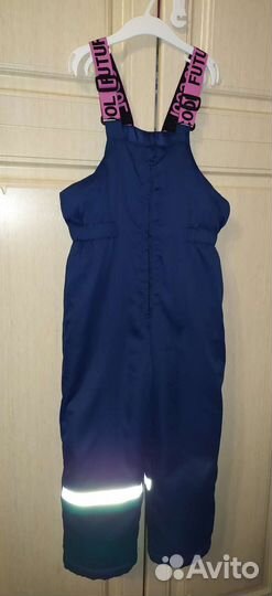 Полукомбинезон демисезонный для девочек 110см