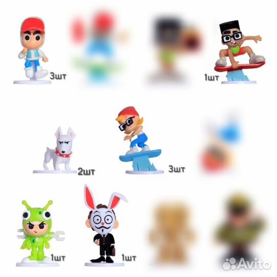 Коллекционные игрушки Subway surfers