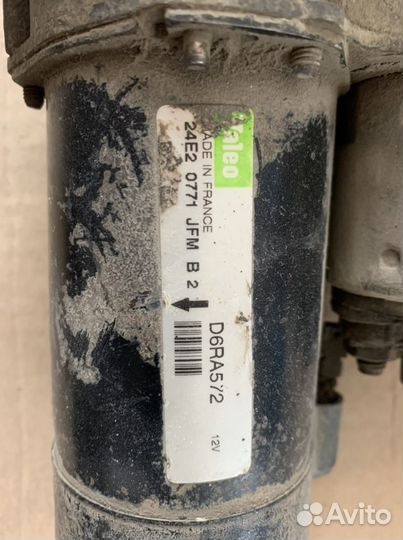 Стартер peugeot 207