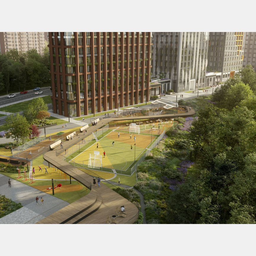 1-к. квартира, 33 м², 36/48 эт.