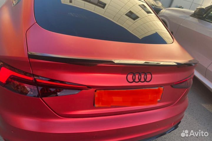 Спойлер Audi A5 B9 карбон V стиль