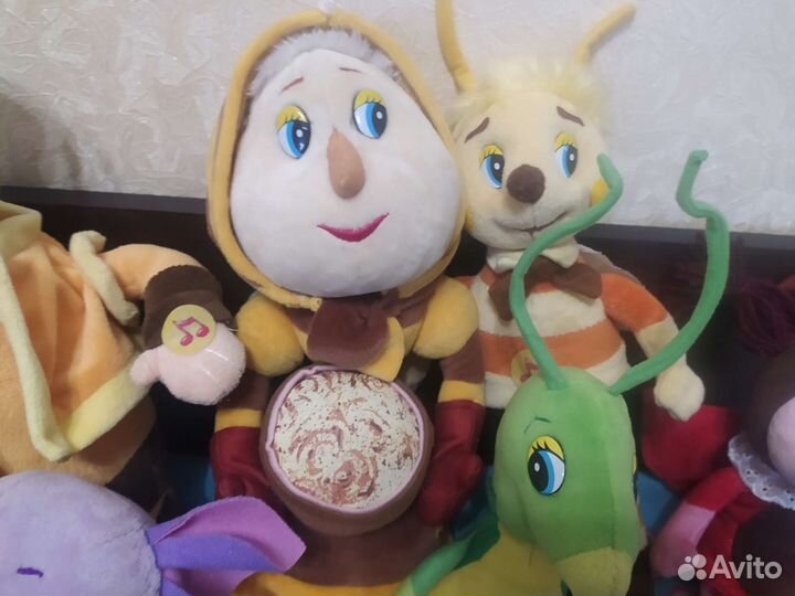 Лунтик мягкие игрушки набор