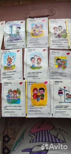 Этикетки Love is, фишки