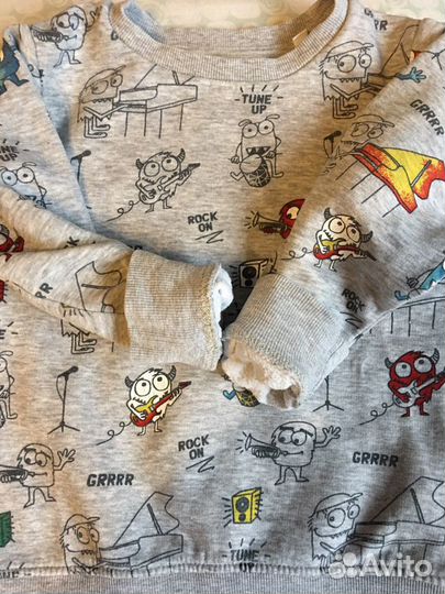 Свитшот, кофта хлопковая