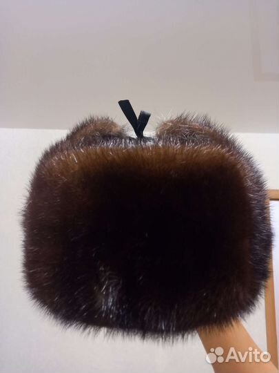 Норковая шапка мужская