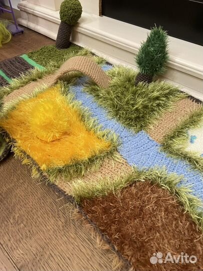 Вязаная ферма, огород