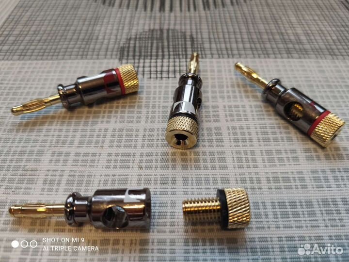 Акустические коннекторы бананы Nakamichi