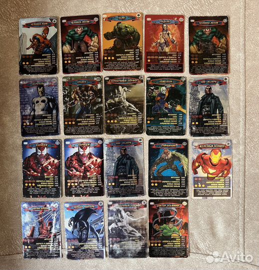 Карточки человек паук герои и злодеи 1 серия