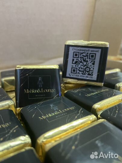 Брендированный шоколад/шоколад с логотипом