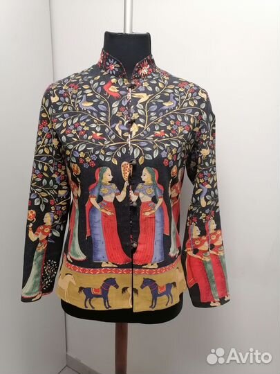 Льняной жакет - блуза44 р-р