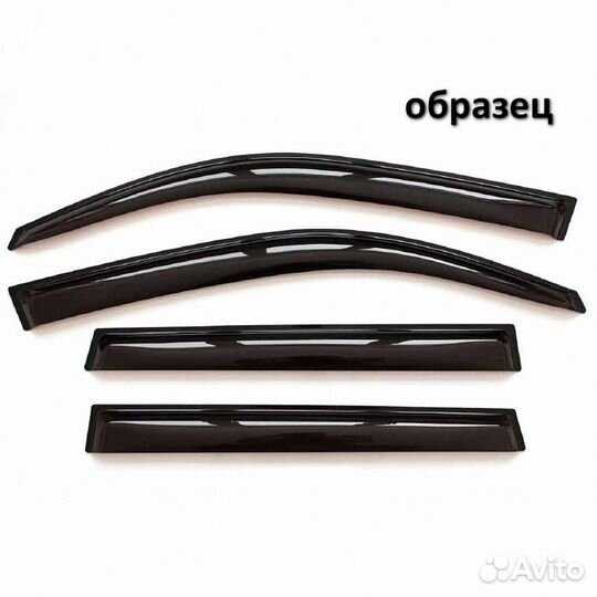 Дефлекторы окон (ветровики) Hyundai Santa Fe (SM)