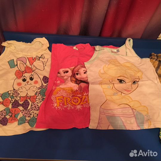 Пакет вещей на рост 110-116 девочке 28 шт