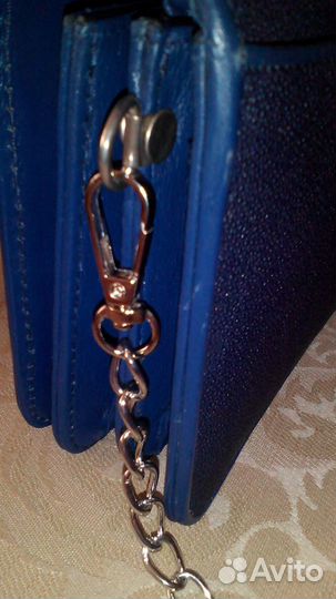 Женская сумка клатч из кожи ската. Новая.25х13х6см