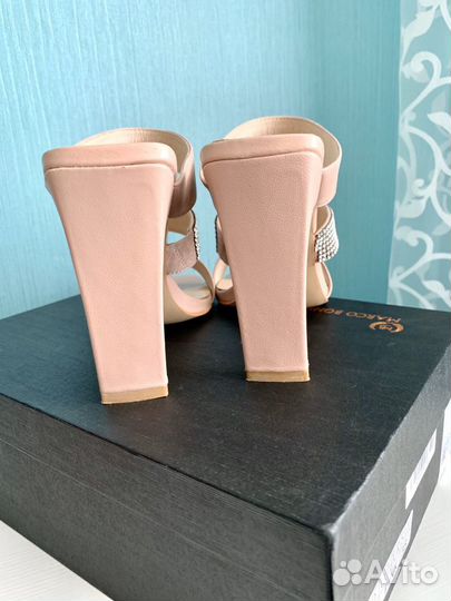 Босоножки кожаные Marco Bonne,размер 38