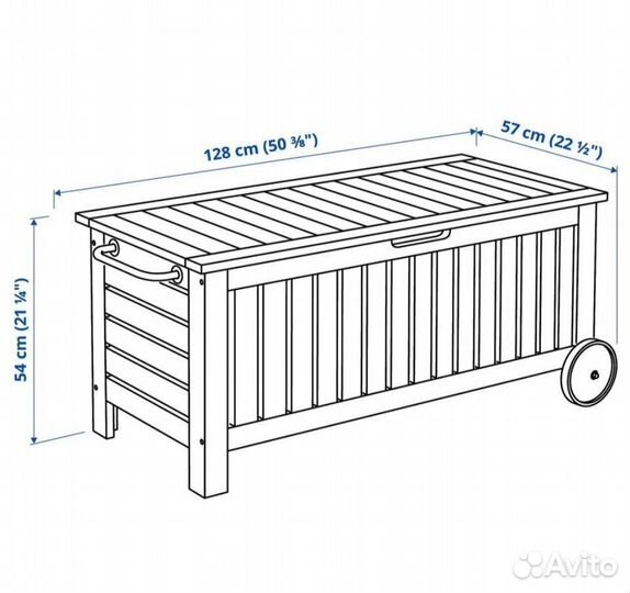 Ящик-скамья для хранения Икея