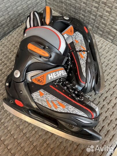 Коньки hespeler раздвижные