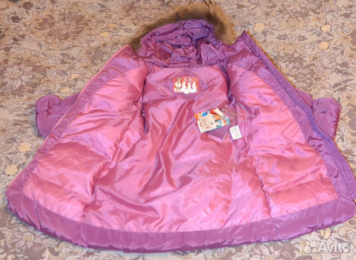 Пальто зимнее для девочки новое