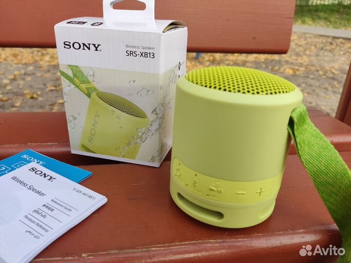 Колонка Sony SRS-XB13 жёлтая