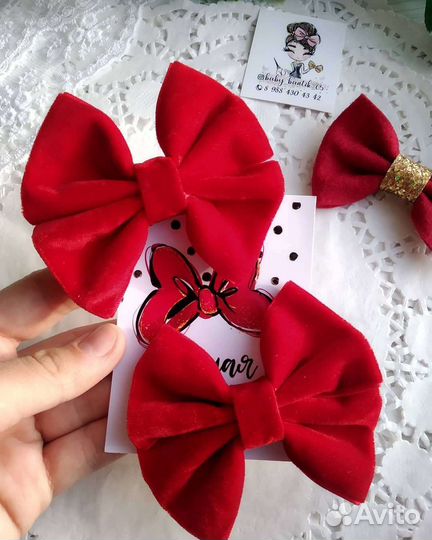 Бантики, заколки, резинки, ободки, повязки