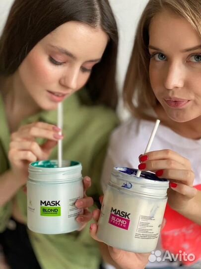 Оттеночная маска для волос в теплом и холодном отт