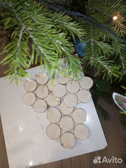 Подставка под горячее из пихты