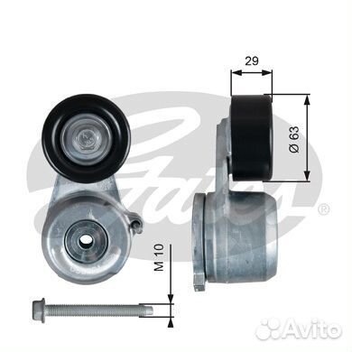 Ролик натяжителя T39360 Gates