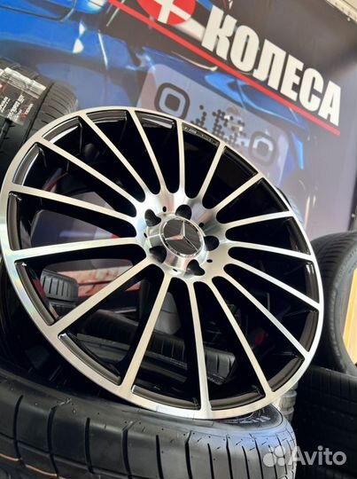 Спицы 222 стиль r19 5*112 гравировка amg