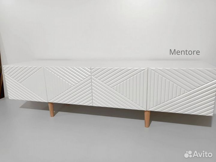 Тумба тв Bravo в белом цвете