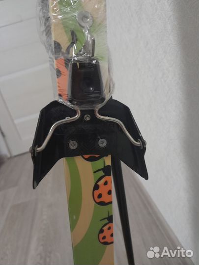 Лыжи детские с палками