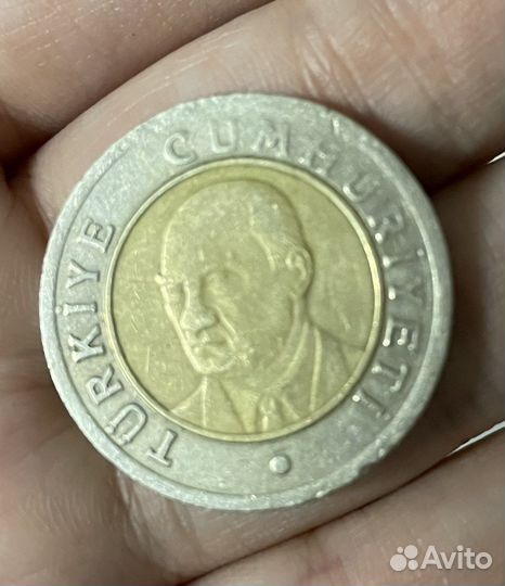 1 турецкая лира 2005
