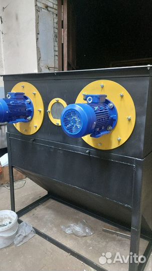 Трехсекционная мойка, сушка полимеров