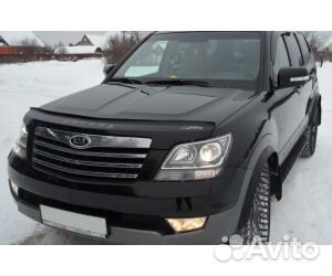 Ветровики, Дефлектор капота KIA Mohave (Borrego)