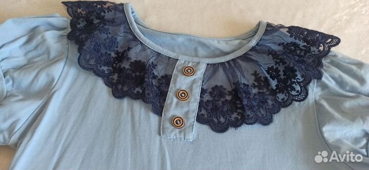 Школьная блузка для девочки 128