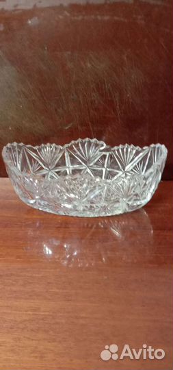 Хрустальная конфетница СССР