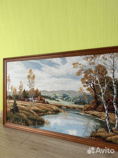 Картина в раме гобелен