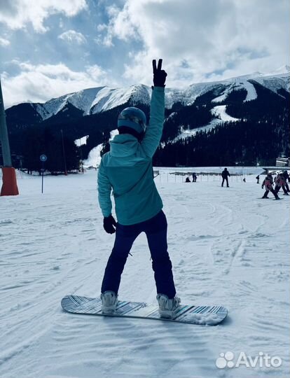 Burton сноуборд 153 крепления ботинки чехол