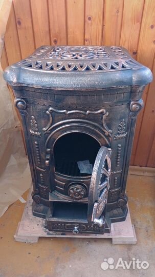 Печь буржуйка камин