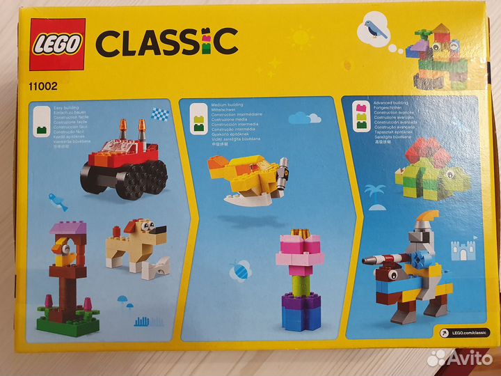 Lego Classic 11002 Базовый набор кубиков