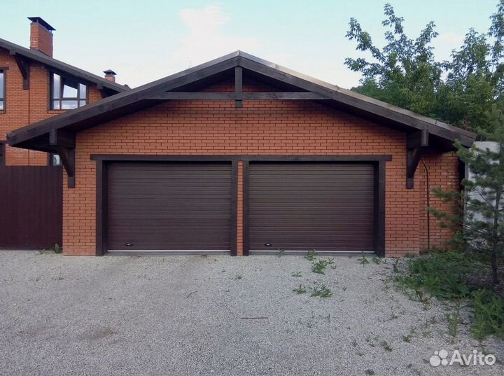 Гараж из газобетона быстровозводимый на участке