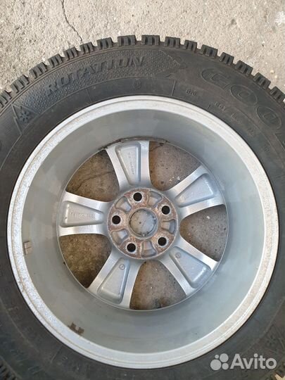 Шины GoodYear и диски R16 зима шип