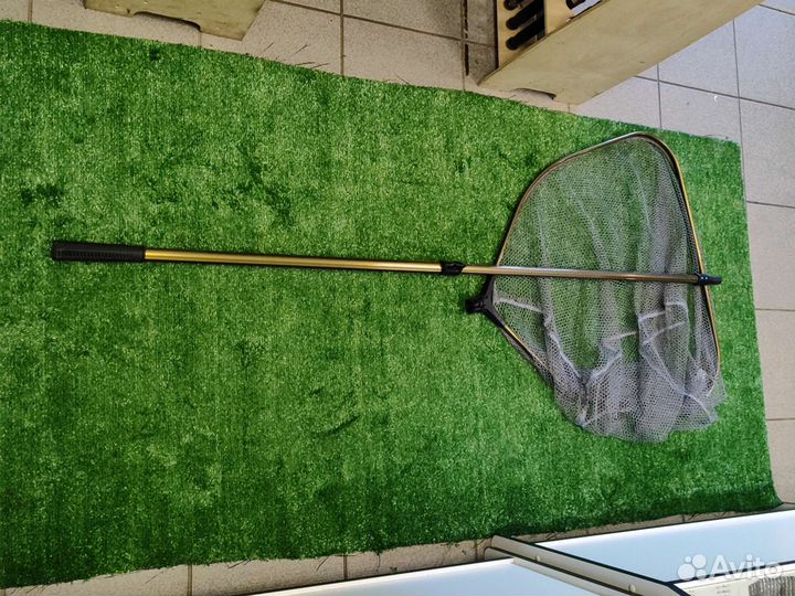 Подсак подсачек телескопический прорезиненный