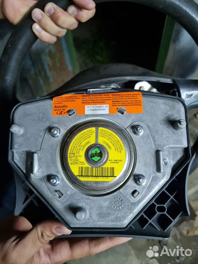 Руль приора 1 с подушкой