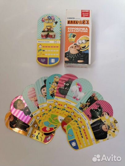 Карточки Гадкий Я 3. Миньоны