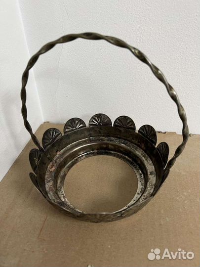 Конфетница Мельхиор СССР Винтаж