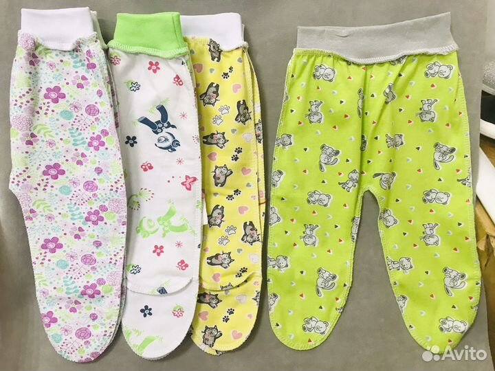 Распашенки, ползунки (размер 44, 50)