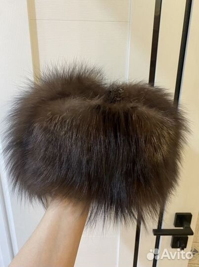 Шапка чернобурка натуральная
