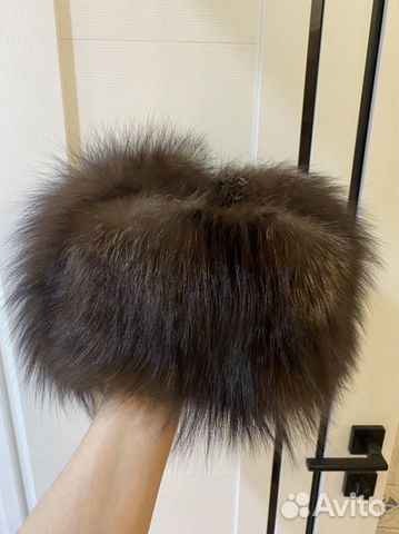 Шапка чернобурка натуральная