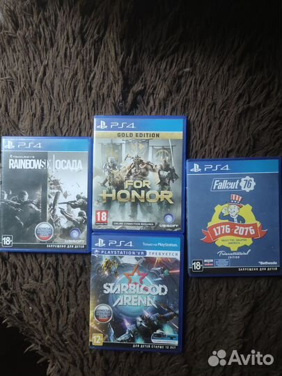 Игры на дисках для ps4