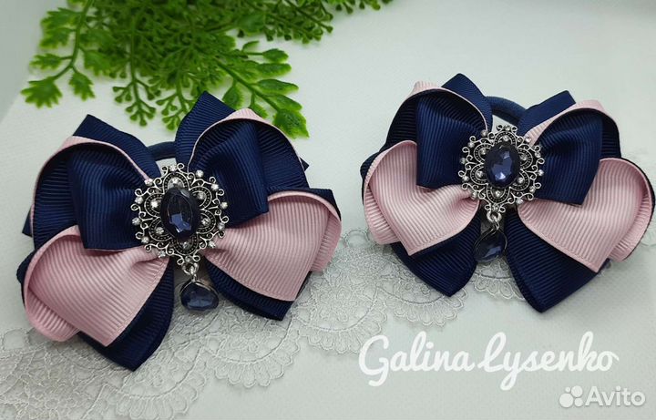 Школьные банты ручной работы