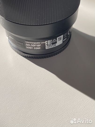 Объектив Sony e 50mm f1.8